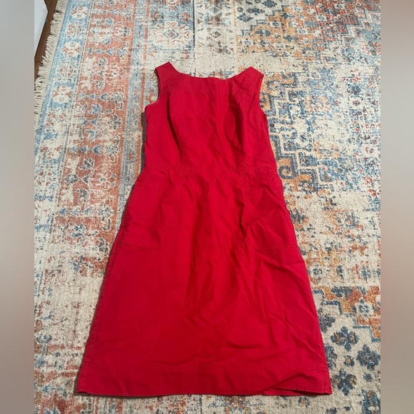 Banana Republic pink sleeveless sheath dress with pockets - Picture 1 of 7